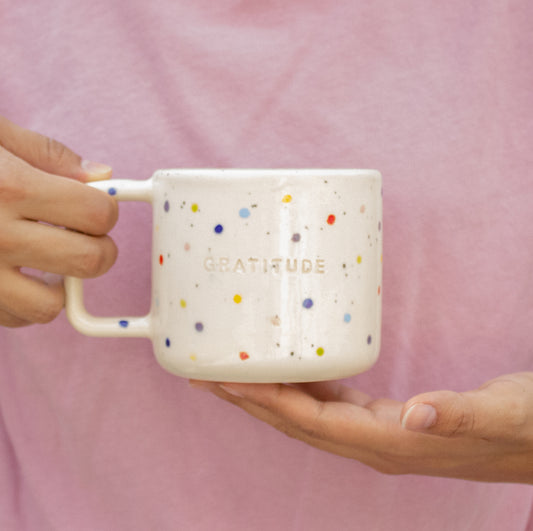 Taza Cilindro Gratitude