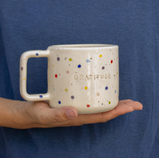 Taza Cilindro Gratitude